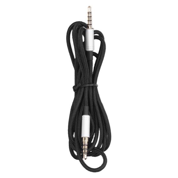 Flettet ledning spillhodesett lydkabel 3,5 mm plugg for Logitech Astro A10 A40 hodetelefoner