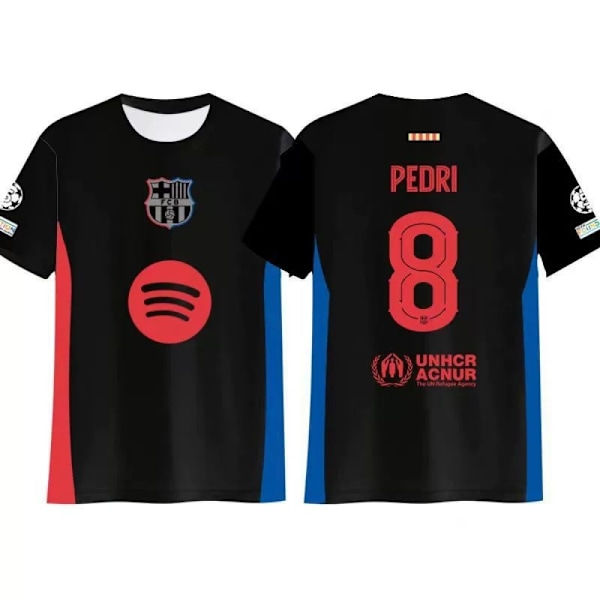 Snygg Ny Svart Bomulls T-shirt för Män och Pojkar, Bekväm Passform, Klassisk Design, Perfekt för Vardagsbruk, 2024 Årsmodell