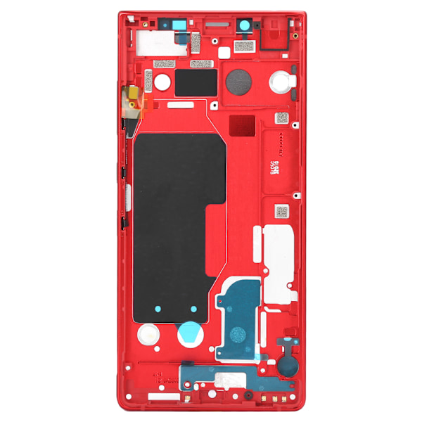 LCD-skærm frontramme til smartphone-udstyr til BlackBerry KEY2/KEYTWO/BBF100‑1/‑2/‑6Rød