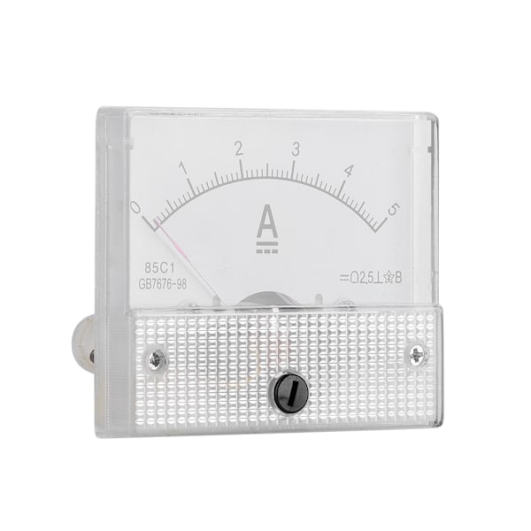 DC 0-5A DC Analog 85C1 Virtamittari Jännite 2.5 Tarkkuus Jännite Analogi Voltimittari Paneeli