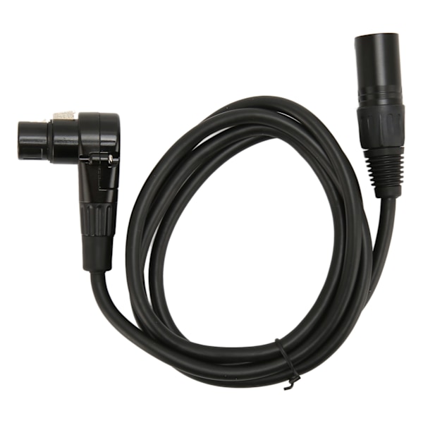 XLR Han til 90 Graders Hun Mikrofonkabel 3 Pin Forsølvet OFC Leder XLR Mikrofonbalanceret Kabel 4.9ft