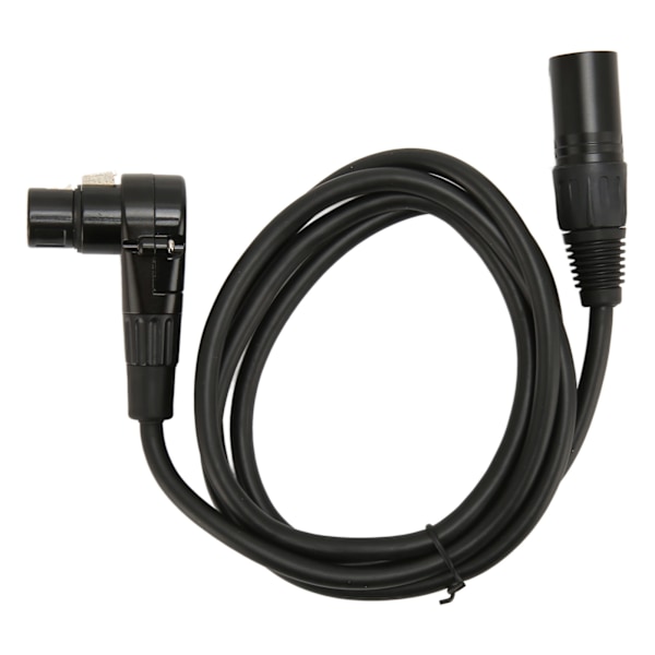 XLR-uros naar 90 graden vrouwelijke microfoon kabel 3-pins verzilverde OFC geleider XLR microfoon gebalanceerde kabel 4,9ft