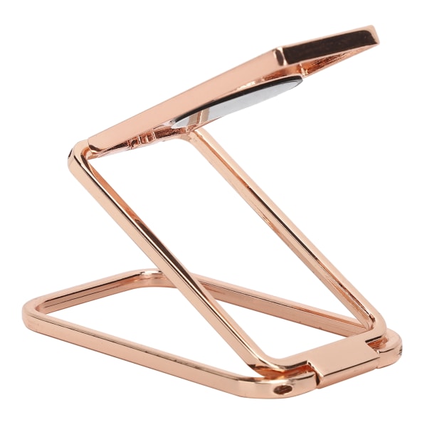 Finger Ring Mobiltelefon Hållare Stativ 360° Rotation Metall Ring Spänne MultiAngle Hand Grip(Rose Gold )