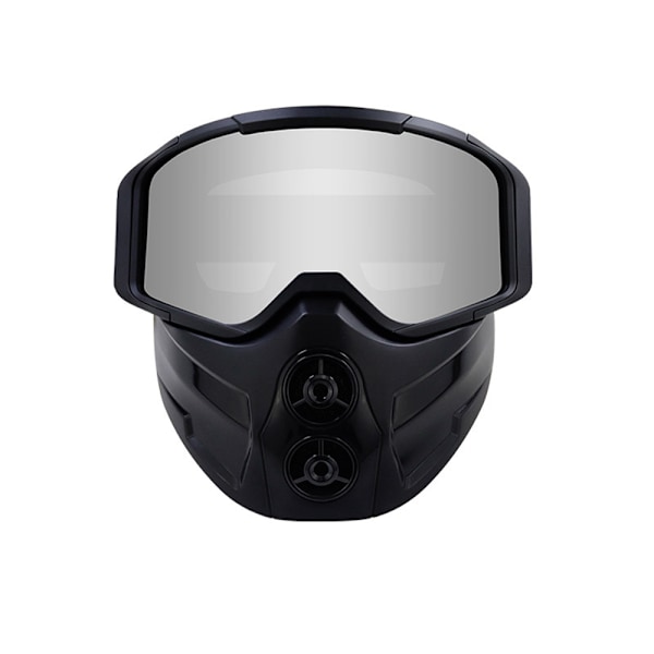 Paintball mask anti-fog, air gun full cover and goggles are removable and adjustable