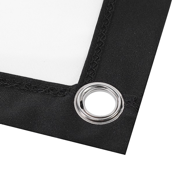 16:9 Bærbar HD-projektorlerret Foldbar projeksjonsduk Polyester for hjemmekontor 84 tommer