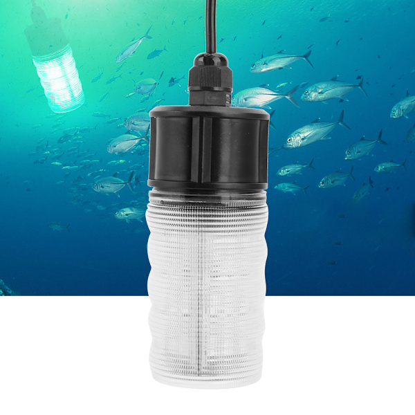 10W Hög Ljusstyrka LED Fiske Lockbete Undervattens Fiske Ljus Natt Gre