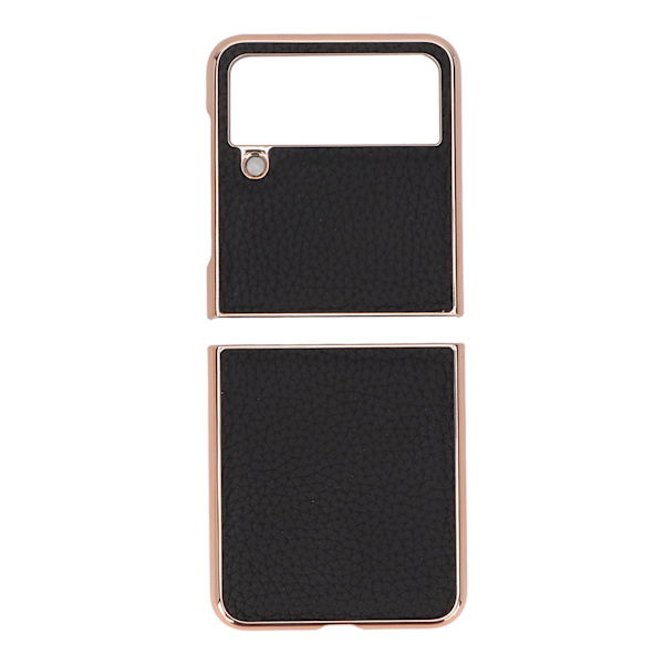 Telefon Etui Luksus Nano Plating Stødsikker Ridsefast Beskyttende Telefon Cover til Samsung til Galaxy Z Flip4 Sort