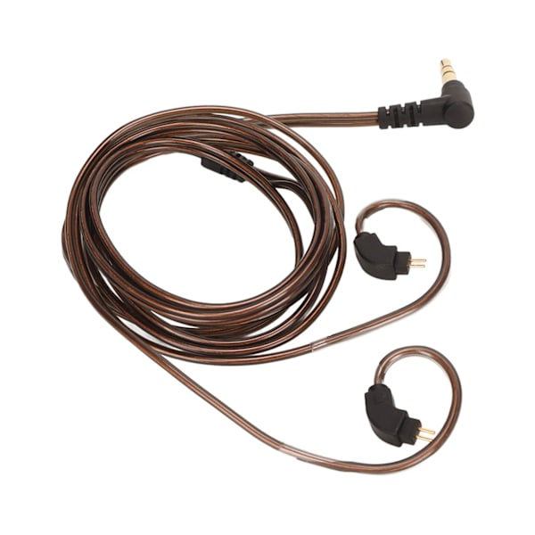 Oppgraderingskabel for øretelefoner 2-pin 0,78 mm kontakt 3,5 mm plugg erstatningskabel for ørepropper AS10 AS06 AS10 ZST ZS3AS10 AS06