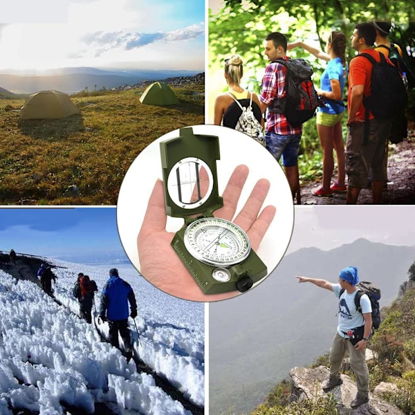 Outdoor Navigator, Professionell Kompass med Portabel Design för Mångsidig Användning i Extrema Väderförhållanden