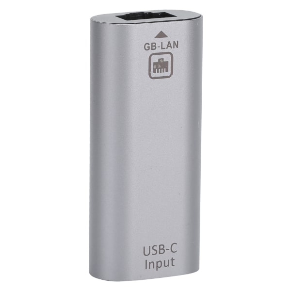 Alumiiniseos TypeC naar Gigabit RJ45 -verkkoportadapteri Windows Android OS X:lle