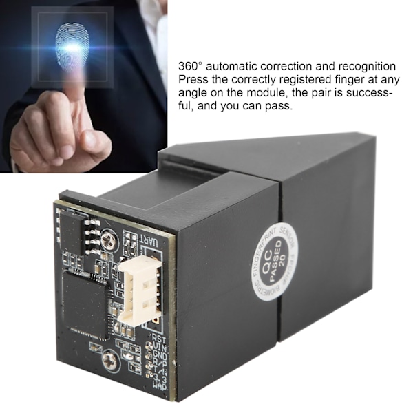 Optisk fingeravtrycksläsare USB Biometrisk modulär skanner Tillträdeskontroll Sensor för Windows