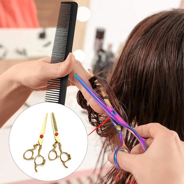 Professionelle rustfri stålsaks til barbering og udtynding til salon- og hjemmebrug