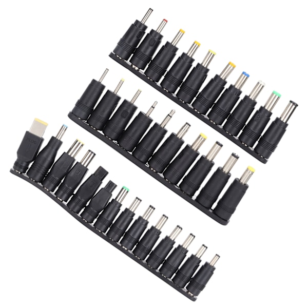 34 st DC-strömkablar 5,5 mm x 2,1 mm Universal Laptop-strömadapter Datortillbehör