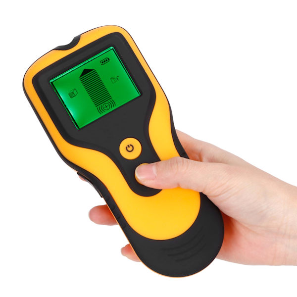 3 i 1 Vægscanner Finder Multifunktionel Bærbar LCD Digital Vægstift Metal Træ Stud Detektor Gul