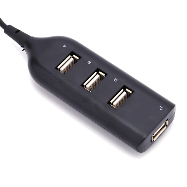 Kablet mikro-USB 2.0 4-porters fordeler multihub splitter strøm for PC-datamaskin