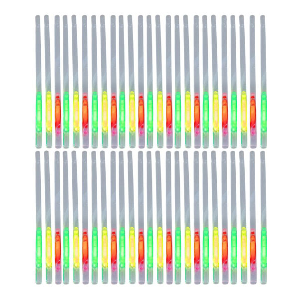 50 stk. 2 i 1 Glowing Straws Sticks, der lyser i mørket, til koncerter, festartikler, bryllupper, børnefødselsdage