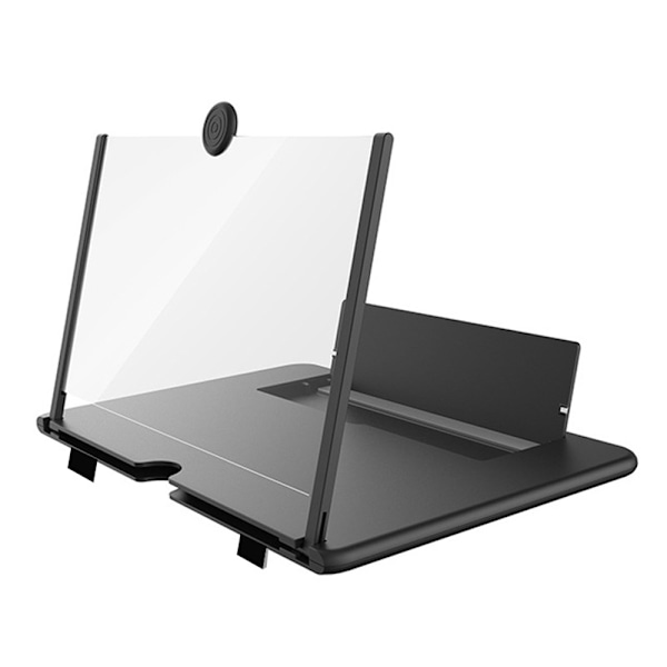 14\" Skärmförstorare för Smartphone, Ögonskydd med Vikbar Design & Höjdjusterbart Ställ, 3D HD Strålningsreducerande Skärmförstärkare för Alla