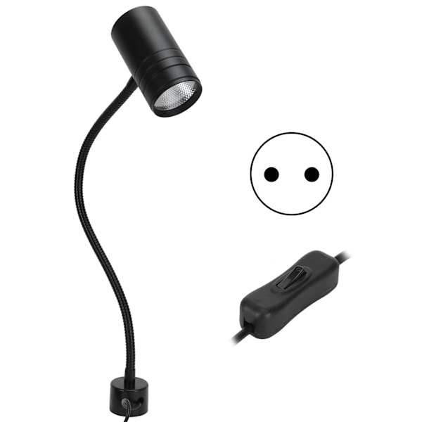 12W LED-työvalo, joustava hansikaula, ompelukoneen lamppu, magneettijalusta, työstökoneen lamppu