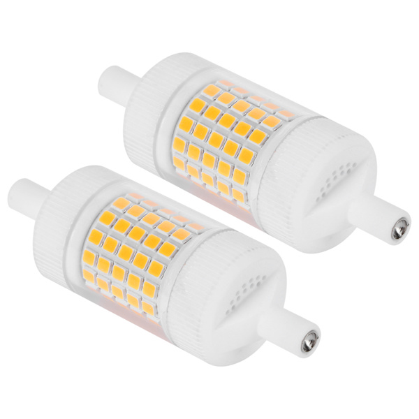 R7S 80LED Dimbar Lampa Glödlampa 80mm Dubbeländad Ljuskälla Acce