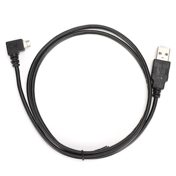C0402 1M Vinkel Micro USB till USB Anslutningskabel för Dataöverföring Laddning
