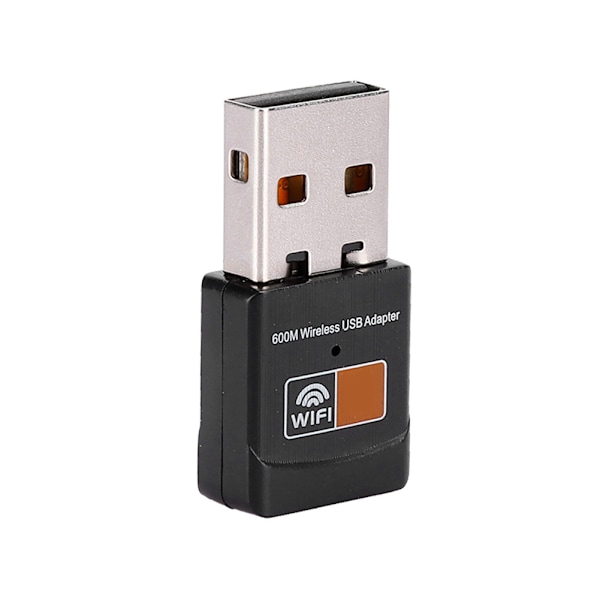 USB WiFi-adapter 2.4G-5G 600 Mbps Dual Band Mini Trådløs Datamaskin Nettverkskort Mottaker