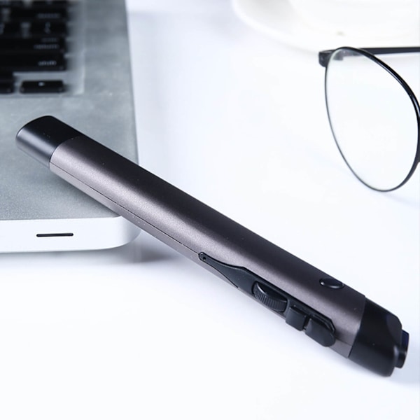 Trådlös muspenna 2.4G Bluetooth optisk fickpenna mus med stylusfunktion för bärbar dator surfplatta smartphone