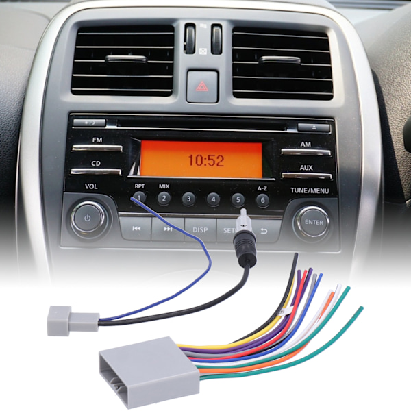 Stereo Radio Kabelhärva Antenn Adapter Ersättning för Honda Civic CRV Fit Odyssey