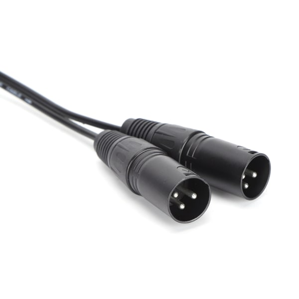 Mikrofonkabel 3,5 mm-kontakt till Dual XLR Hane Adapter Interc