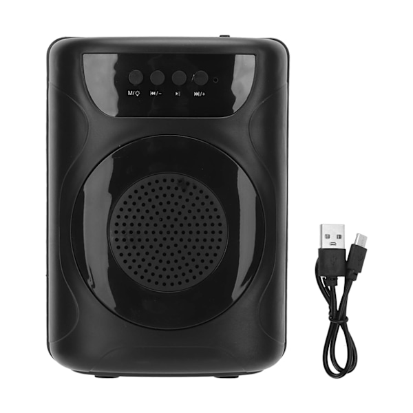 Bluetooth-högtalare för utomhusbruk, 5 ljuslägen, tung bas, hög volym, trådlös partyhögtalare med LED-ljus