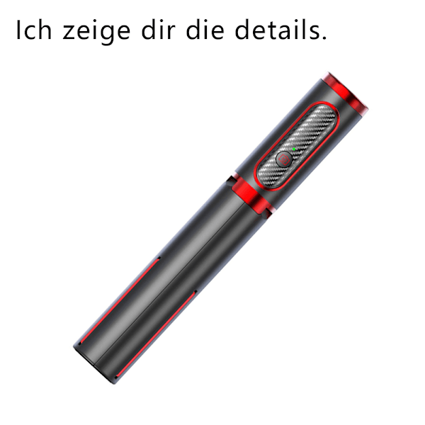 Justerbart stativ med trådlös fjärrkontroll, selfiestick för universell kompatibilitet, magnesiumlegering för överlägsen hållbarhet (med 220°
