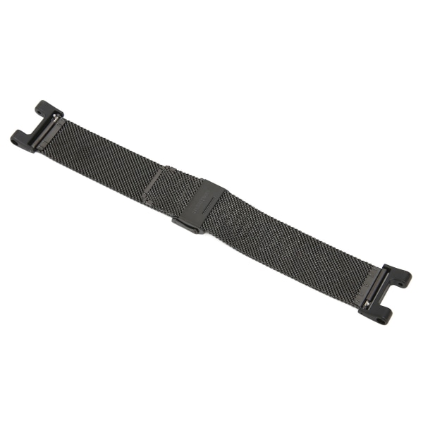 Metallnät armband Smartwatch handledsrem ersättning armband för Amazfit TRex Pro(Svart )