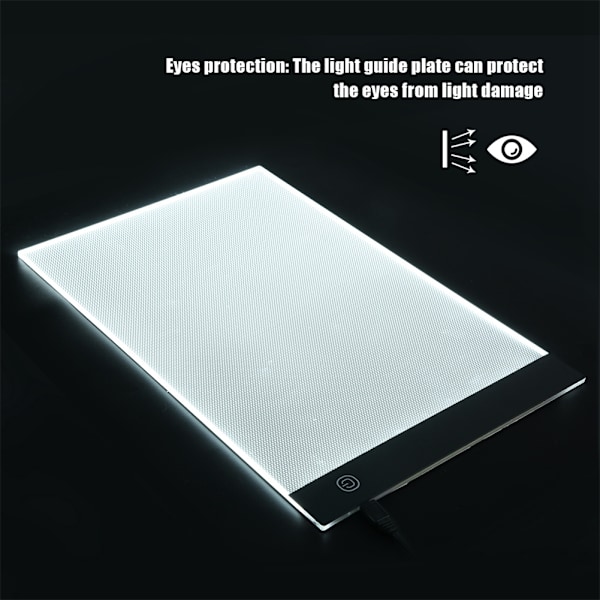 A4 USB LED-valotaulu, piirustuslevy (portaaton kirkkaus)