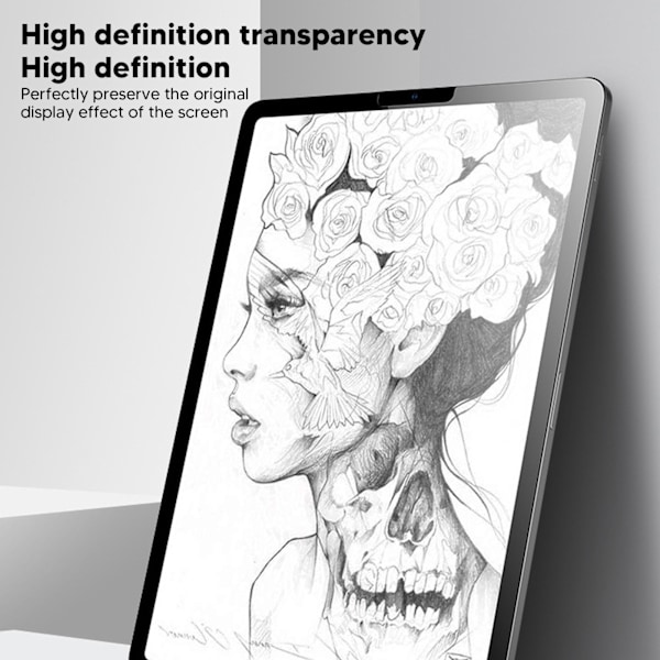 2 kpl Paperimainen näytönsuoja Paperfeel näytönsuoja suojakalvo Kirjoitusmaalaus kosketuskalvo IOS-tabletille 10,2 tuumaa