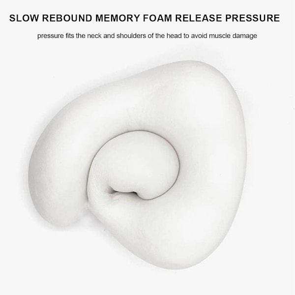 28*28 Space memory foam U-shaped pillow business travel pillow