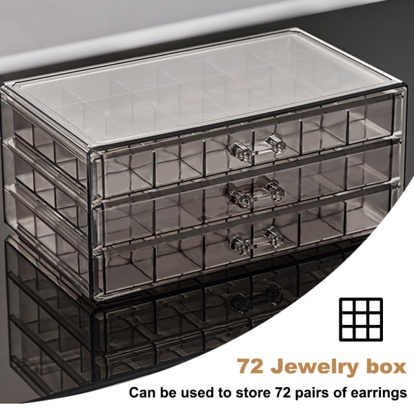 1 stor kapacitet multi-lag transparent PET-boks