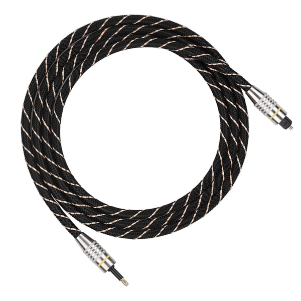 Toslink til Mini Stik 3,5 mm optisk fiber digital lydkabel SPDIF forgyldt stik 1,5 m