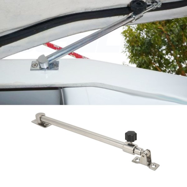 Bådlugejustering i rustfrit stål 304 342mm-582mm rækkevidde poleret overflade universel til RV Yacht Ship