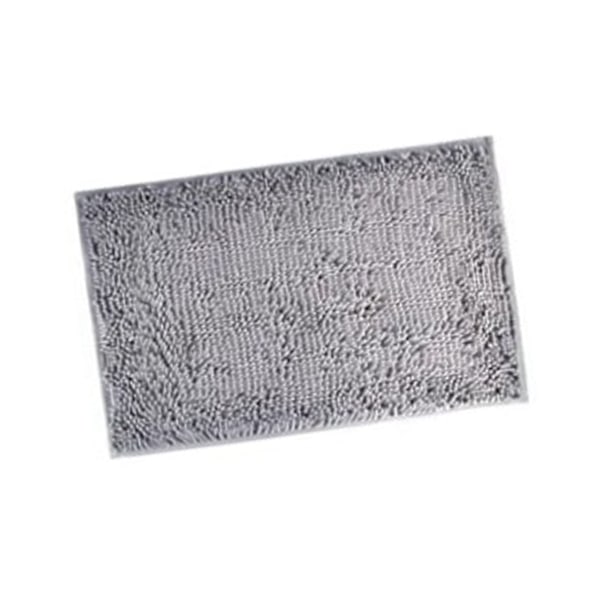 Maskintvättbara Badrumsmattor, Lyxiga Ryamattor för Badrum, 40X60CM, Mörkgrå, för Dusch- och Badutrymmen