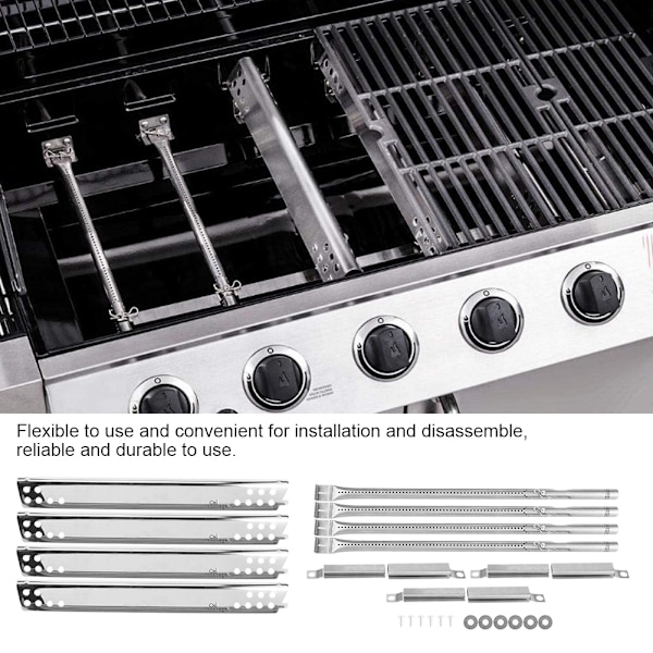 Enkel Grillrenovering, Charbroil Grill Reservdelar & Brännare i Rostfritt Stål För Sömlös Integration, Justerbart Övergångsrör Erbjuds