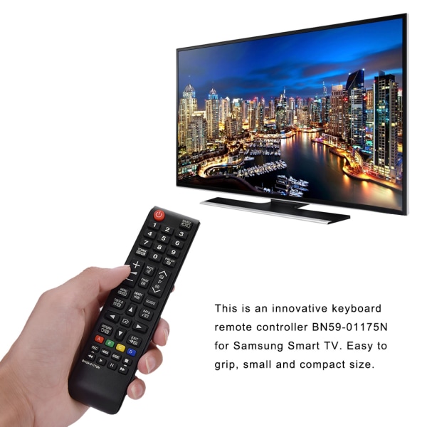 Universal Smart TV-fjernkontroll erstatning BN59-01175N for Samsung