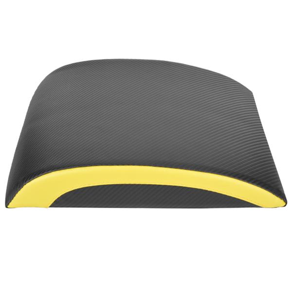 Bærbar Fitness Sit Up Pad Måtte Taljetræner Træningsudstyr Sort og Gul