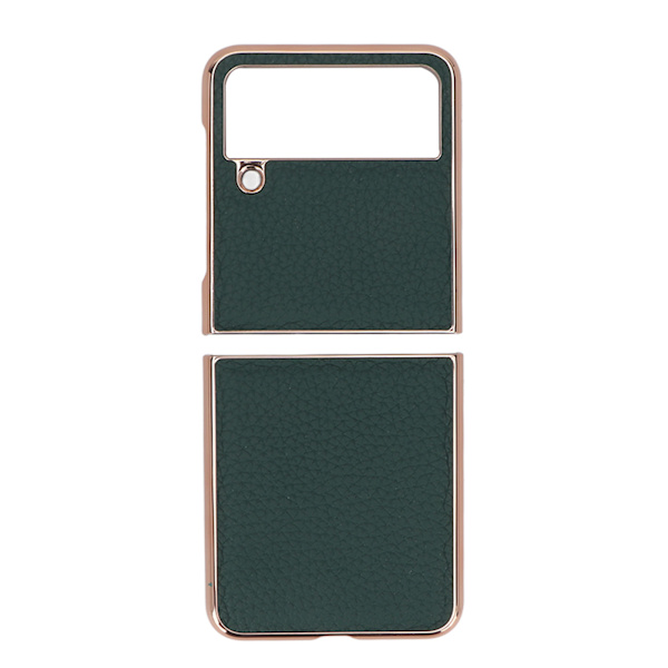 Telefonfodral Lyx Nano Plätering Stötsäker Repskyddande Skyddande Telefonfodral för Samsung för Galaxy Z Flip4 Grön