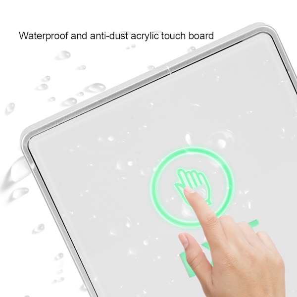 Touch Sensor Dörråtkomstkontroll System Switch Hem Säkerhet Lås Upp Avsluta Knapp