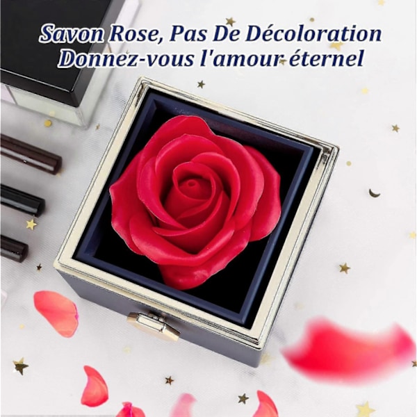 Tidlös kärlek förkroppsligad i en äkta rosa Forever Rose, komplett med elegant förpackning och unik kreativitet för värdefulla stunder