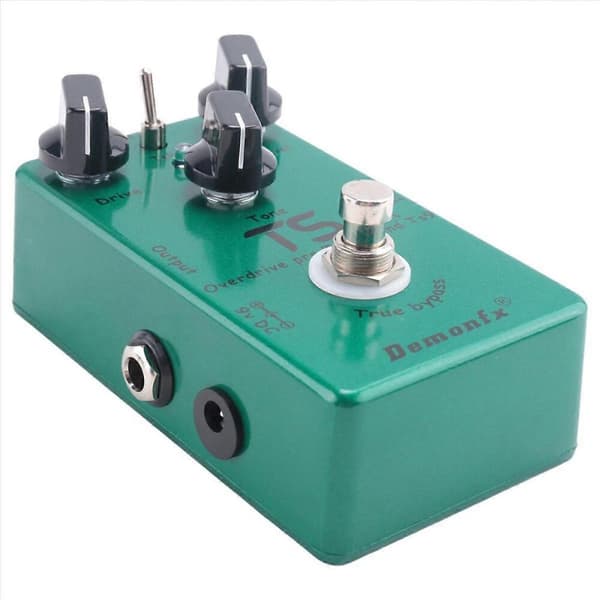 Demonfx Tube Screamer Gitarr Effektpedal 2 i 1 Overdrive Gitarrpedal True Bypass Gitarrtillbehör