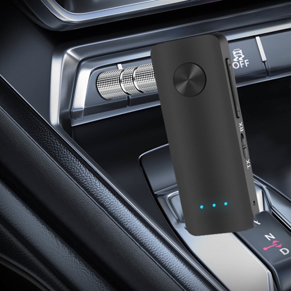 Bluetooth-sender og -mottaker Bluetooth 5.3 Bilstereo Hodetelefonhøyttalere Trådløs adapter med 3,5 mm AUX-kontakt