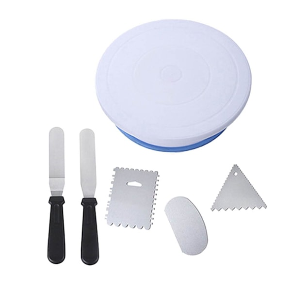 Elegant Tårtdekorationskit, Halkfri Stabil Design Säkerställer Exakt Dekorering, Non-Stick Yta för Enkel Rengöring (6 delar)