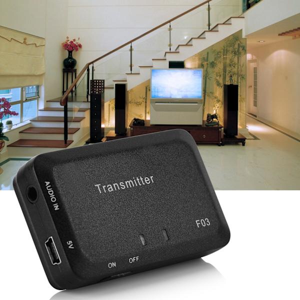 3,5 mm Bluetooth 4.0 -lähetin Langaton stereovastaanotin TV:lle / tietokoneelle / MP3:lle
