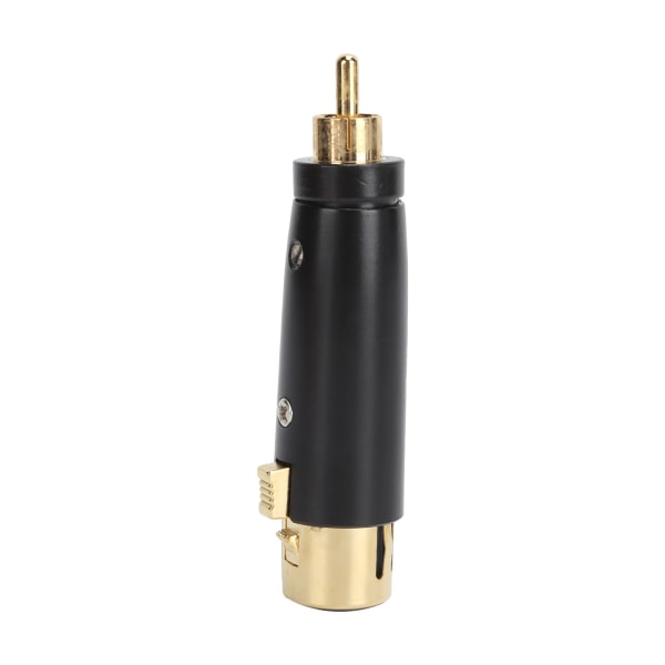LZ1171G RCA-hane till XLR-hona adapter guldpläterad ljudkontakt för mixermikrofon