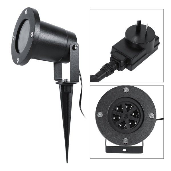 Gnistrande fjärilsljusmönster LED-scenlaserprojektor